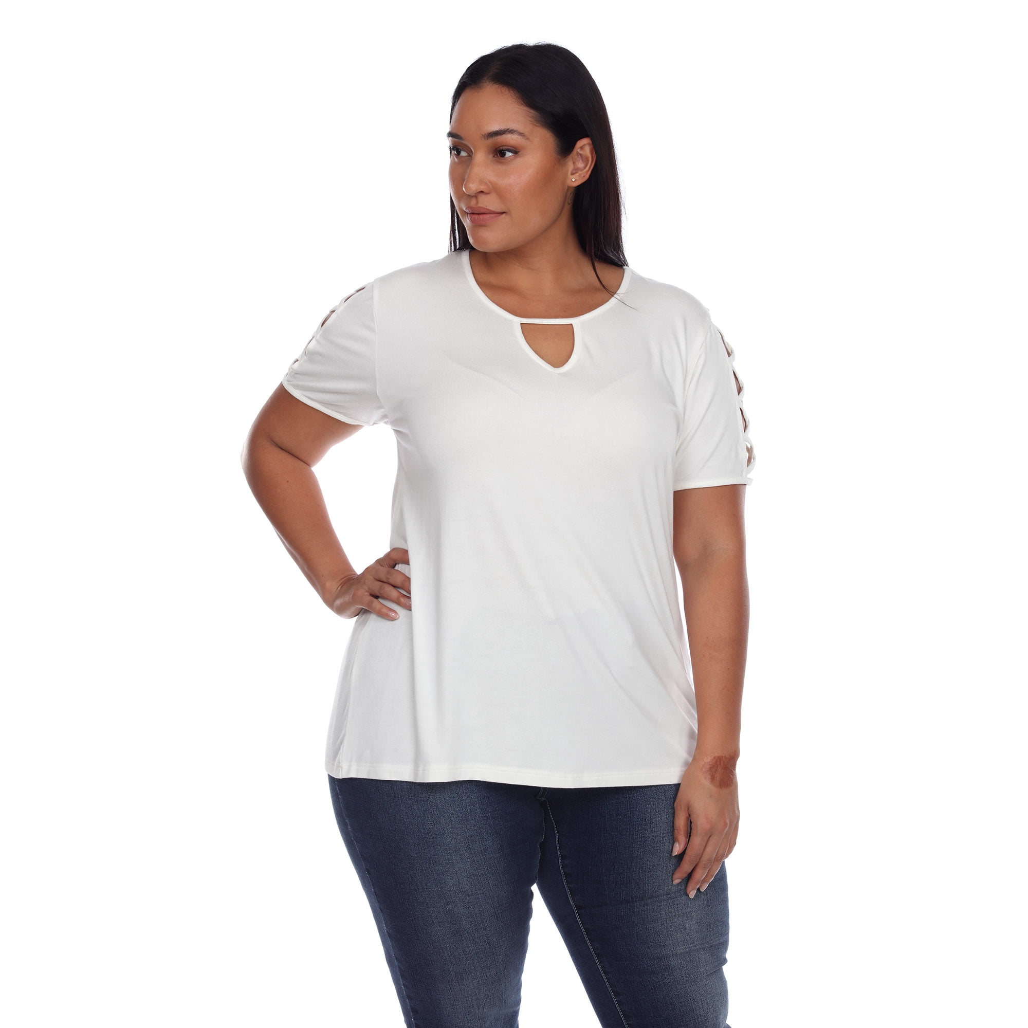 keyhole neck top