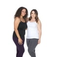 thumbnail image 1 of White Mark Women's Plus Size Lace Tank Tops (Pack of 2), 1 of 2
