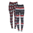 thumbnail image 1 of White Mark Women's Plus Size Pack of 2 Printed Leggings, 1 of 10