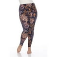 thumbnail image 1 of White Mark Women's Plus Size Printed Leggings, 1 of 5