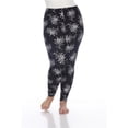 thumbnail image 1 of White Mark Women's Plus Size Printed Leggings, 1 of 5