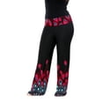 thumbnail image 1 of White Mark Women's Plus Size Printed Palazzo Pants, 1 of 3