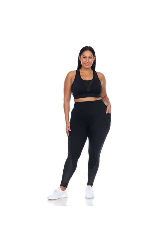 Women's Plus Size Racer Back Activewear Set