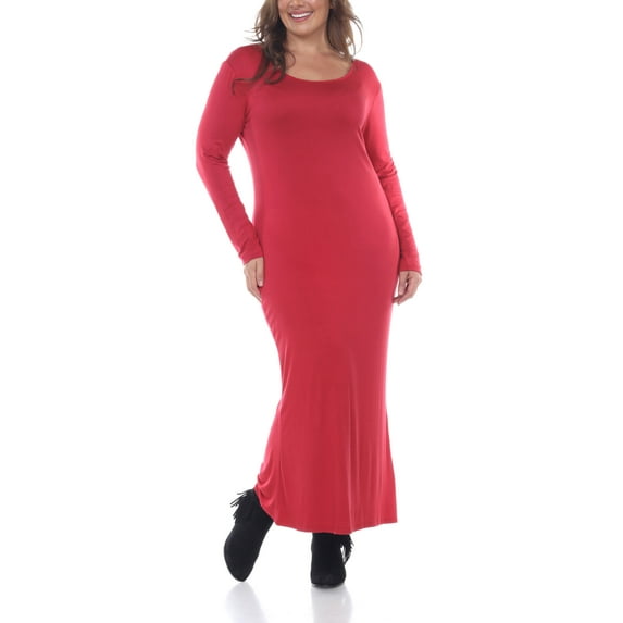 White Mark Women's Plus Size Ria Dress