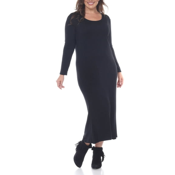 White Mark Women's Plus Size Ria Dress