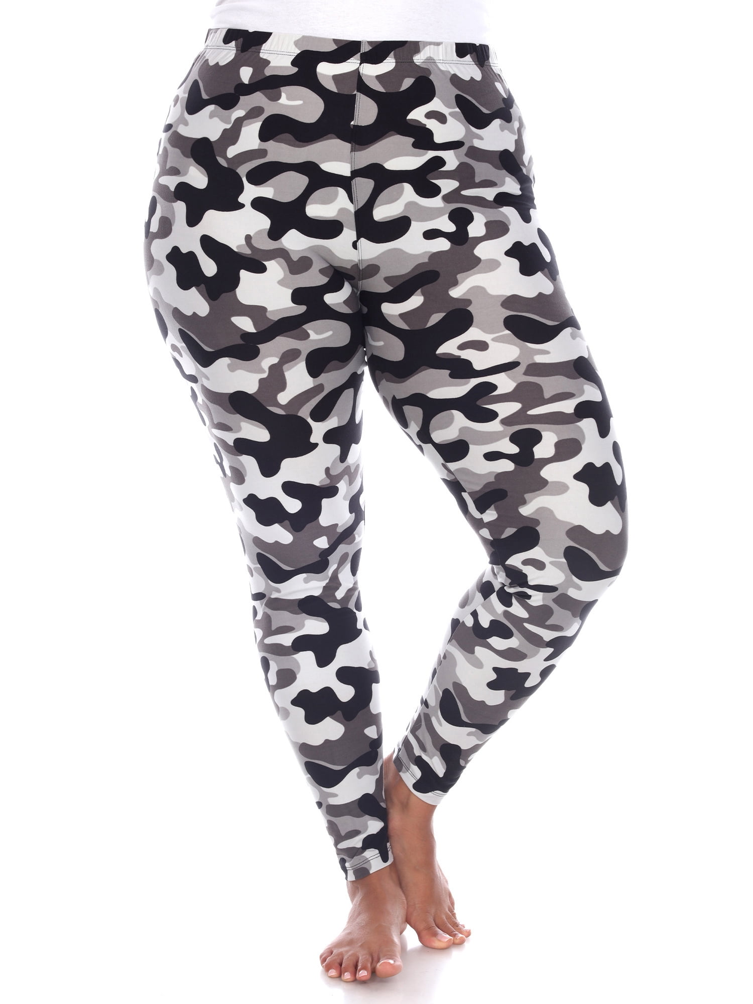  Conceited Camo Print Plus Size Leggings For Women