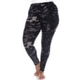 thumbnail image 1 of White Mark Women's Plus Size Super Soft Camo Print Leggings, 1 of 4