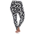 thumbnail image 1 of White Mark Women's Plus Size Super Soft Cat Print Leggings, 1 of 4