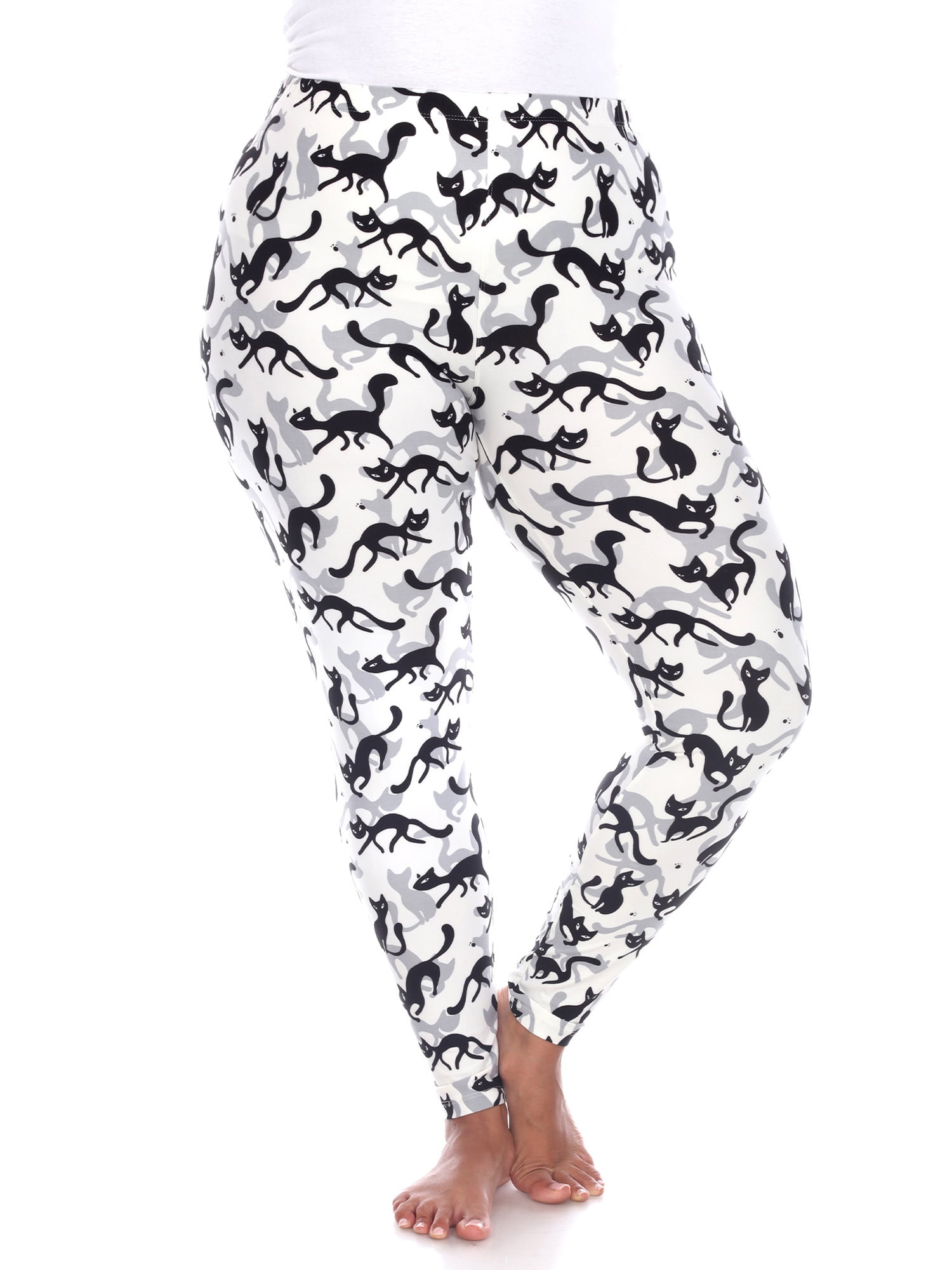 Super Soft Cat Printed Leggings - Plus  Printed leggings, Plus size women,  Plus size