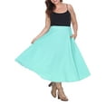 thumbnail image 1 of White Mark Women's Plus 'Tasmin' Flare Midi Skirts, 1 of 4