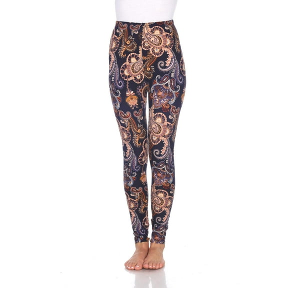 White Mark Women's Printed Leggings