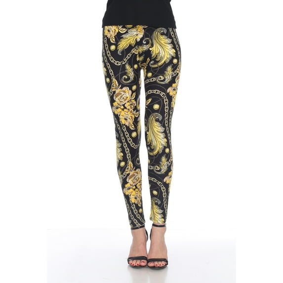 White Mark Women's Printed Leggings