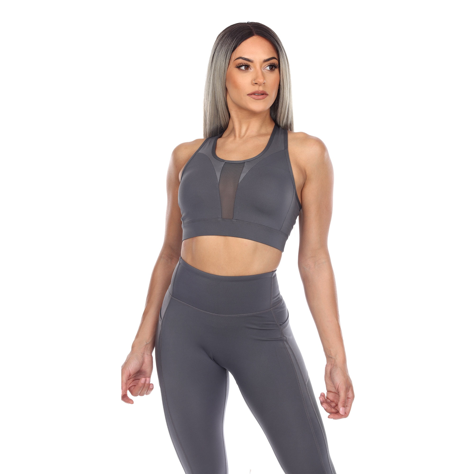 Nylon spandex sports bra clearance