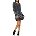 thumbnail image 1 of White Mark Women's Sandrine Embroidered Sweater Dress, 1 of 4