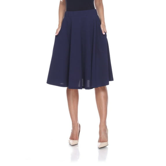 White Mark Women's Saya Flare Skirt