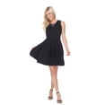 thumbnail image 1 of White Mark Women's Shay Fit & Flare Dress, 1 of 4
