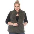 thumbnail image 1 of White Mark Women's Sherpa Outerwear Vest, 1 of 6