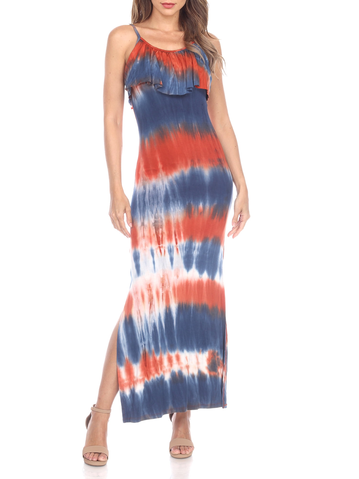 White Mark Women's Sleeveless Kalea Bodycon Maxi Dress