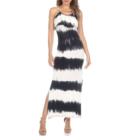 White Mark Women's Sleeveless Kalea Bodycon Maxi Dress