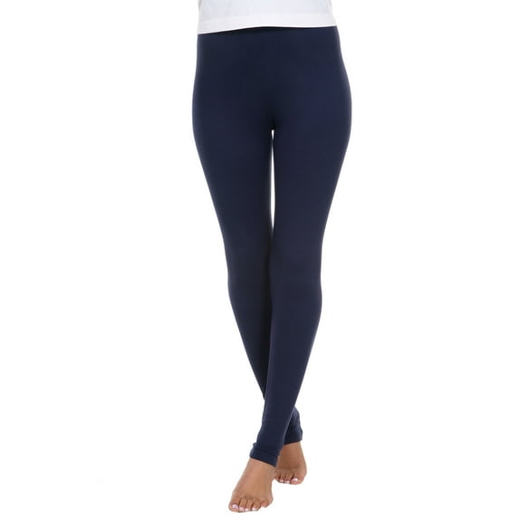 White Mark Women's Solid Color Leggings