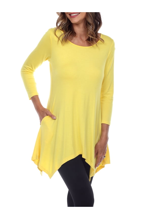 Women's Solid Color Tunic Top