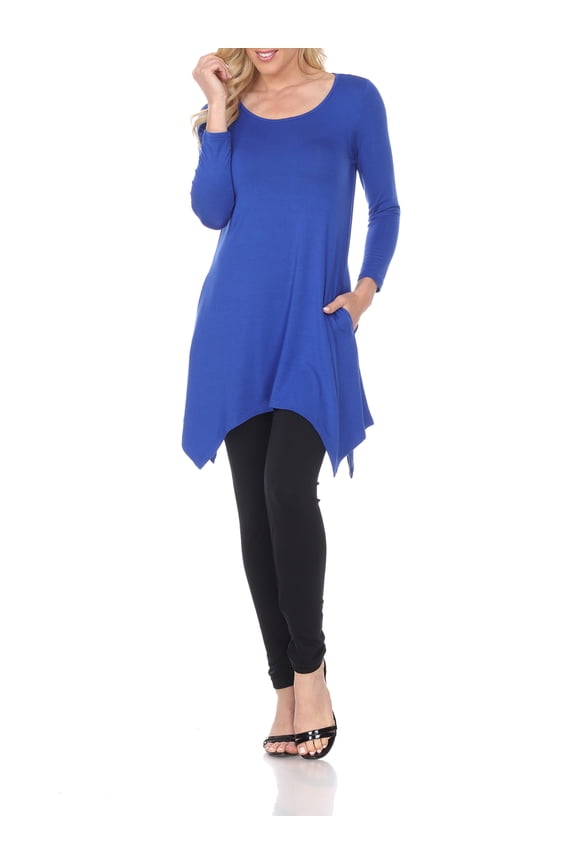 Women's Solid Color Tunic Top
