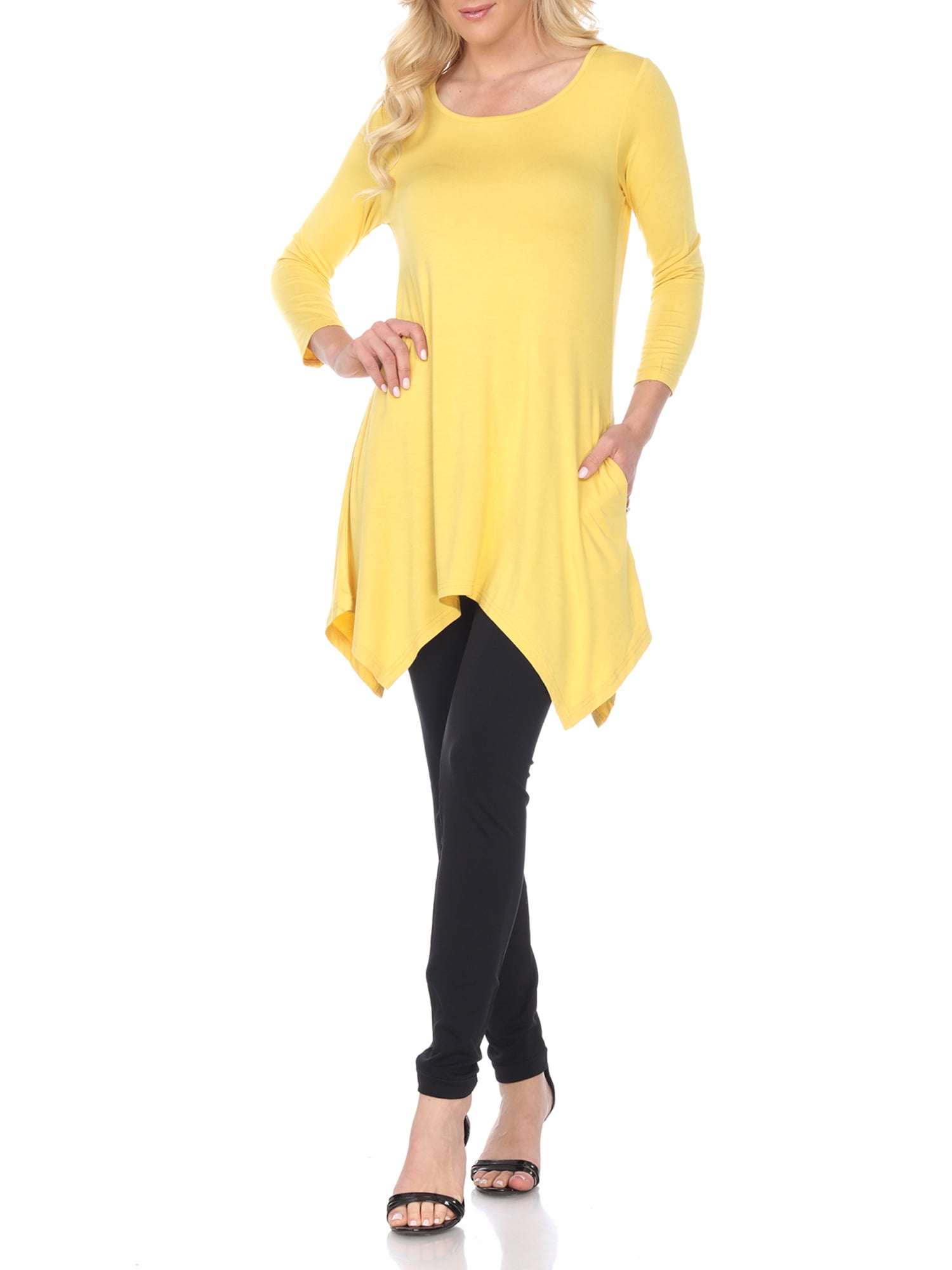 Women's Solid Color Tunic Top