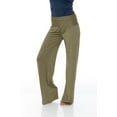 thumbnail image 1 of White Mark Women's Solid Palazzo Pants, 1 of 5