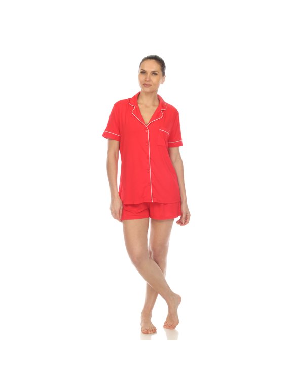 Women's Solid Short Pajama Set