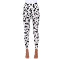 thumbnail image 1 of White Mark Women's Super Soft Cat Print Leggings, 1 of 6