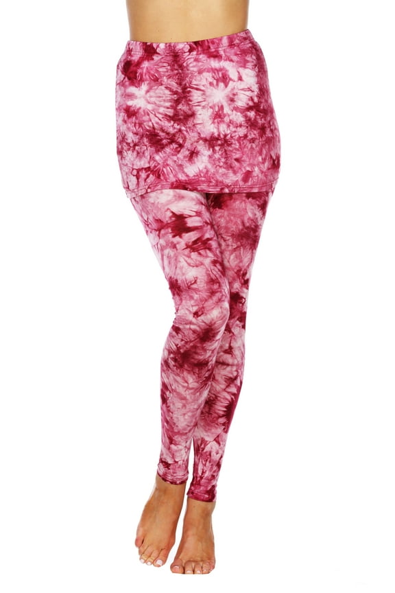 Women's Tie Dye Skirted Leggings