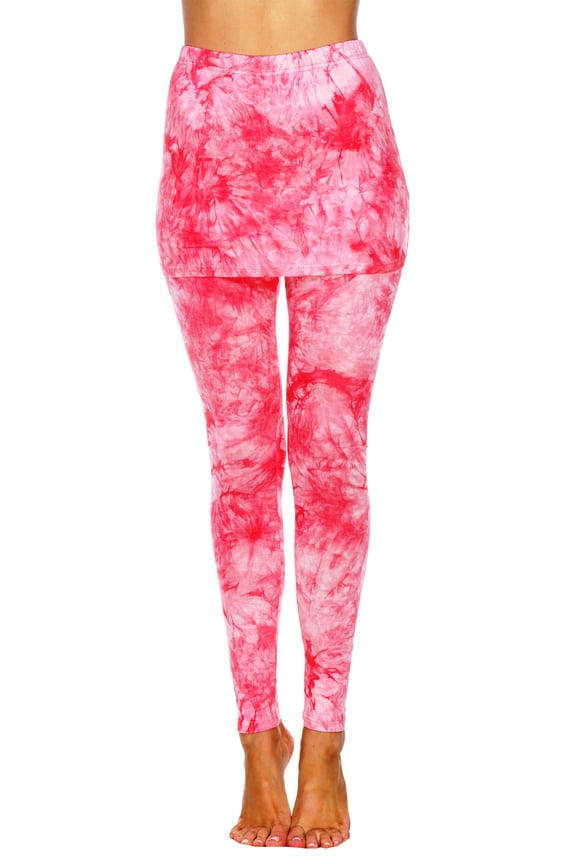 Women's Tie Dye Skirted Leggings