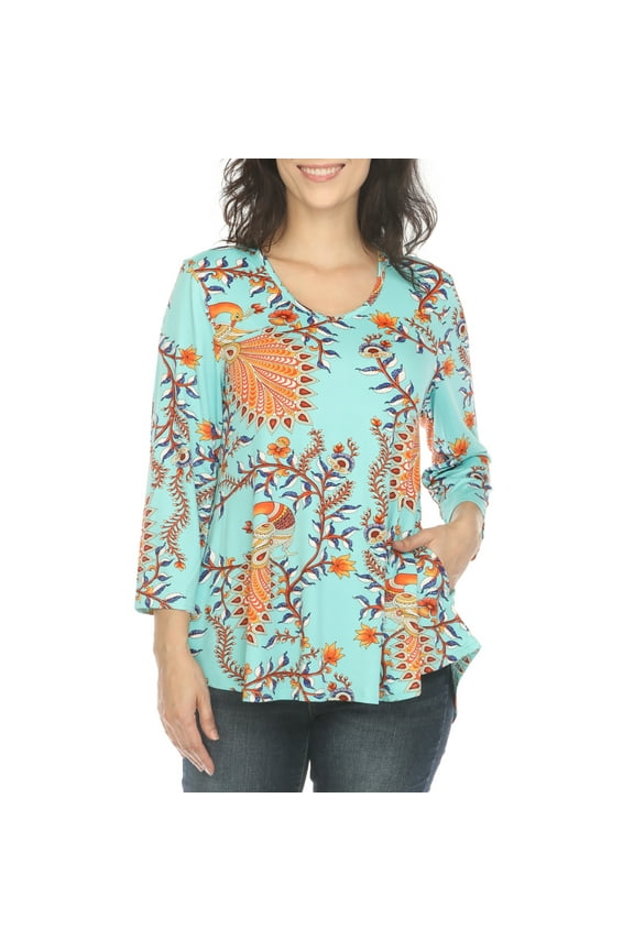 Women's Vibrant Boho Swing Top