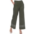 thumbnail image 1 of White Mark Women's Wide-Leg Pants, 1 of 5