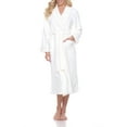 thumbnail image 1 of White Mark Women's and Women's Plus Super Soft Lounge Robe, 1 of 8