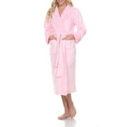 WHITE MARK FASHION White Mark Women's and Women's Plus Super Soft Lounge Robe