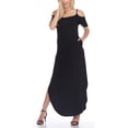 thumbnail image 1 of White Mark Womens Cold Shoulder Long Maxi Dress, 1 of 2