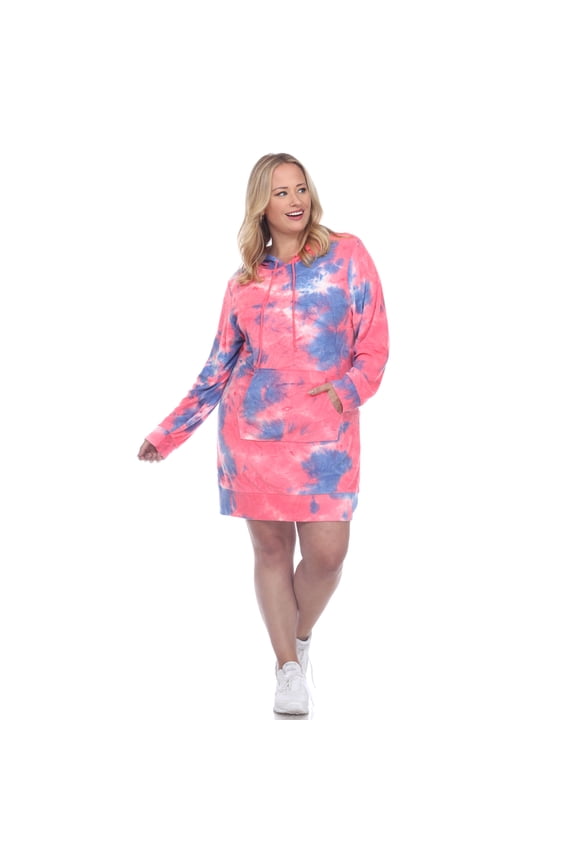 Womens Hoodie Sweatshirt Dress Fleece Material Various Sizes Available