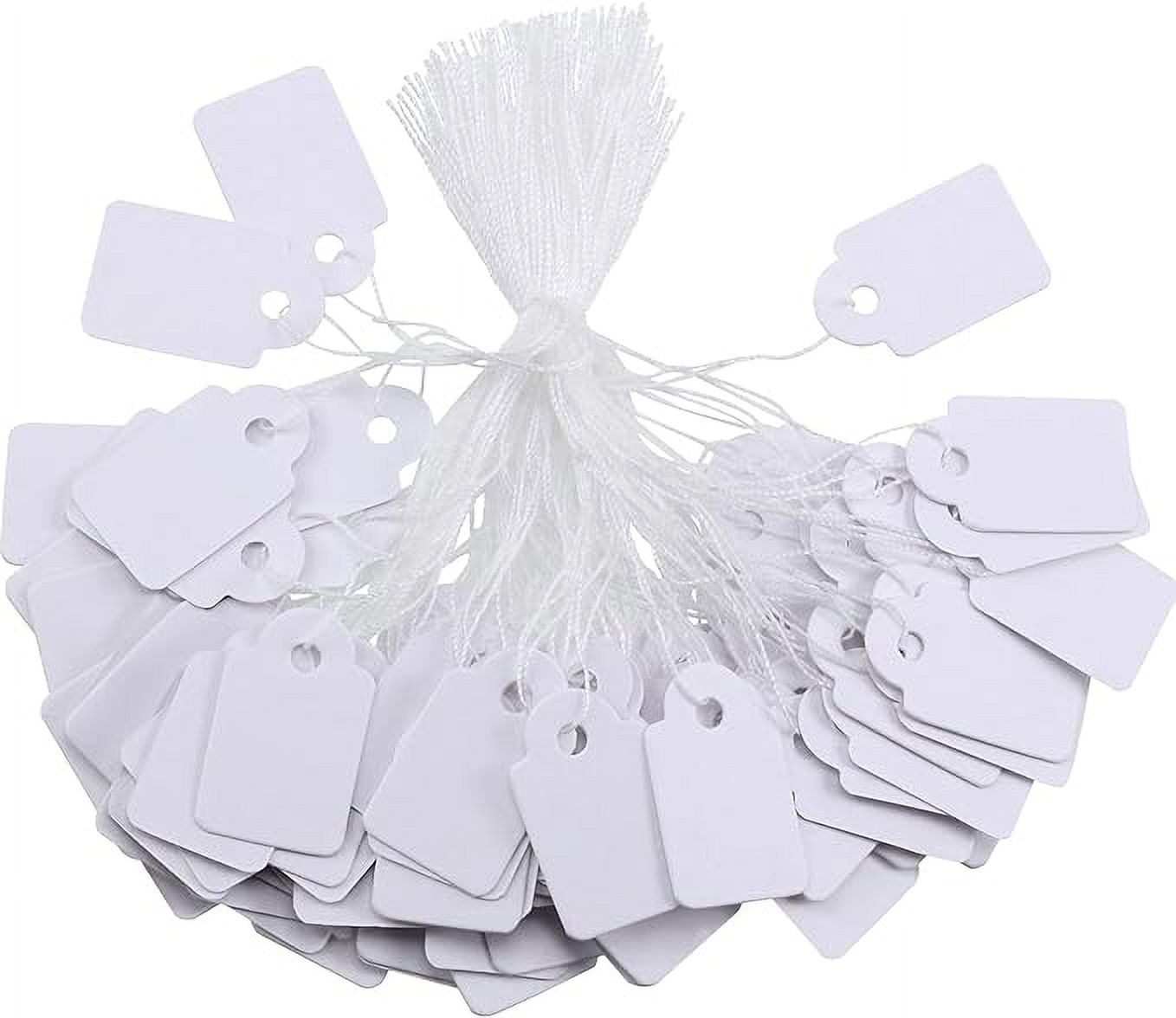 White Marking Tags Price Tags Price Labels Display Tags with Hanging