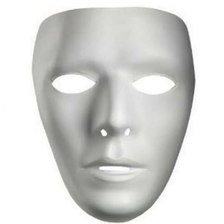 White Masks Adult Bulk 12 PACK 1662D