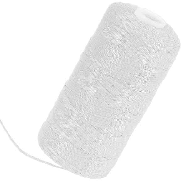 White Mason Line String 600 Feet #18 Braided Nylon String for Masonry Jobs,General Construction Layout,Gardening and DIY Projects,Masonry Tools Construction String for A String line Level