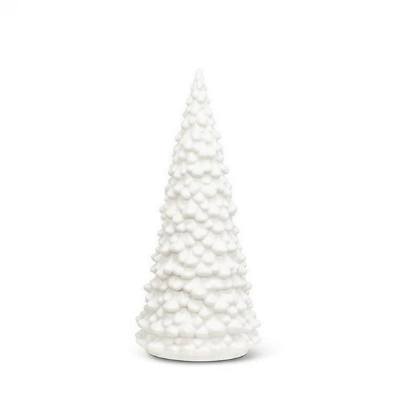 MDR Trading AB-27-PRISTINE-MD 8 in. Cone Tree Figurine - Matte White - Medium