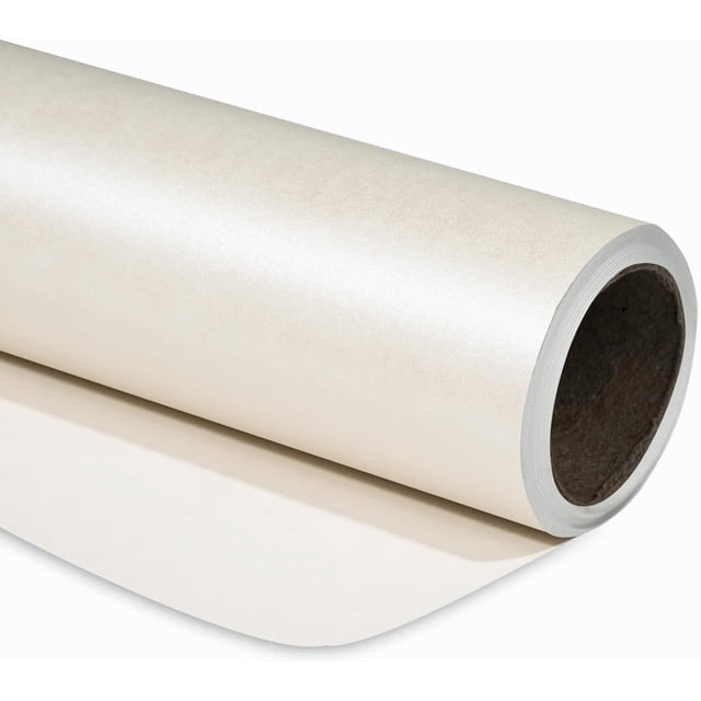 Whit Tos Off White Matte Wrapping Paper - Solid Color Pearly - Lustre Paper, Off ...