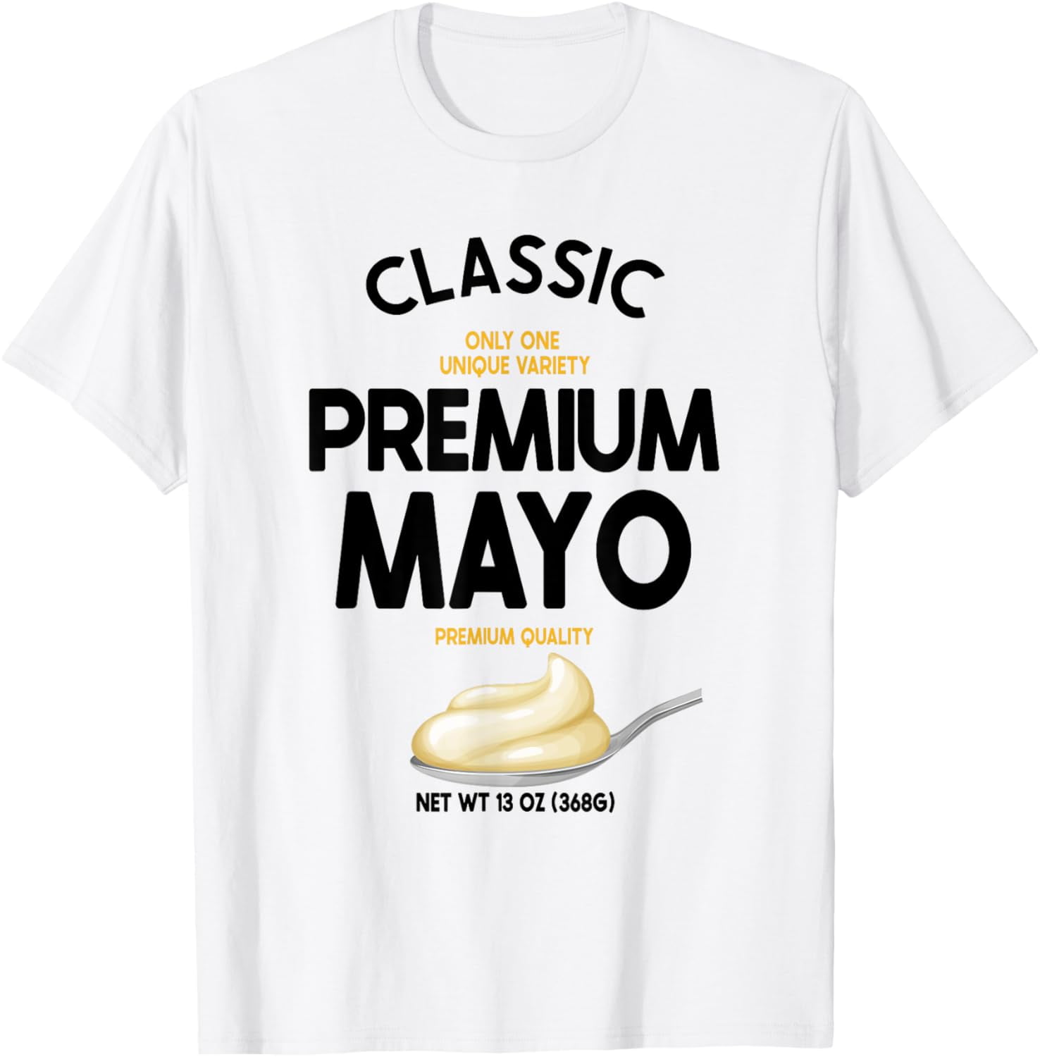 White Mayonnaise DIY Halloween Costume Couples & Group Mayo TShirt