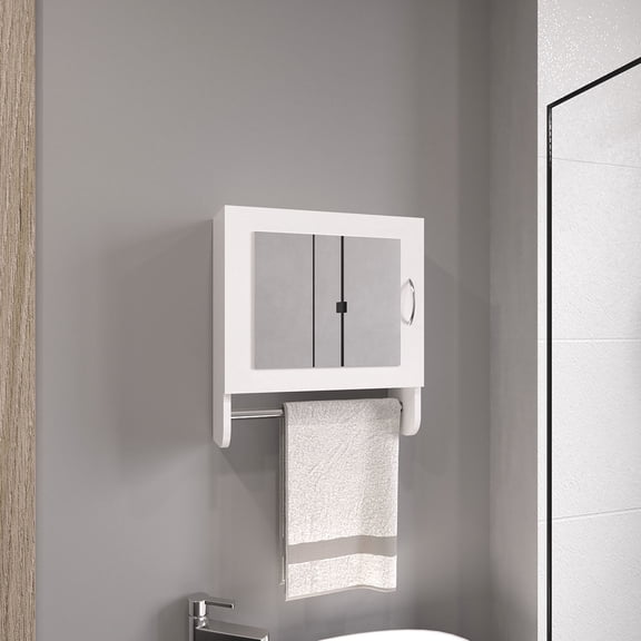 White Medicine Cabinet | Organize Essentials | Bathroom, Kitchen Storage