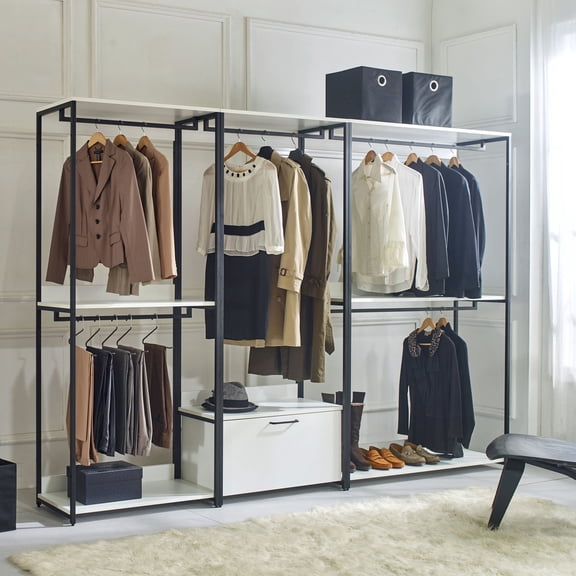 White Melamine Main Material | Water and Heat Resistant | Beautiful and Practical Furniture