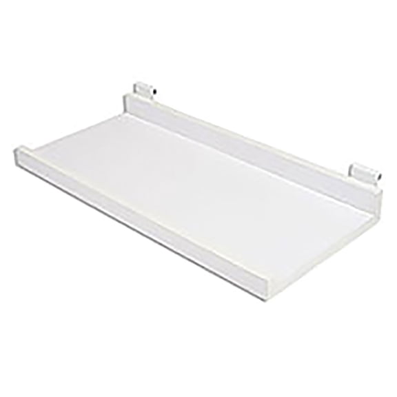 White Melamine Shelf Kit - 11½”D X 24”L - For Wire Grid