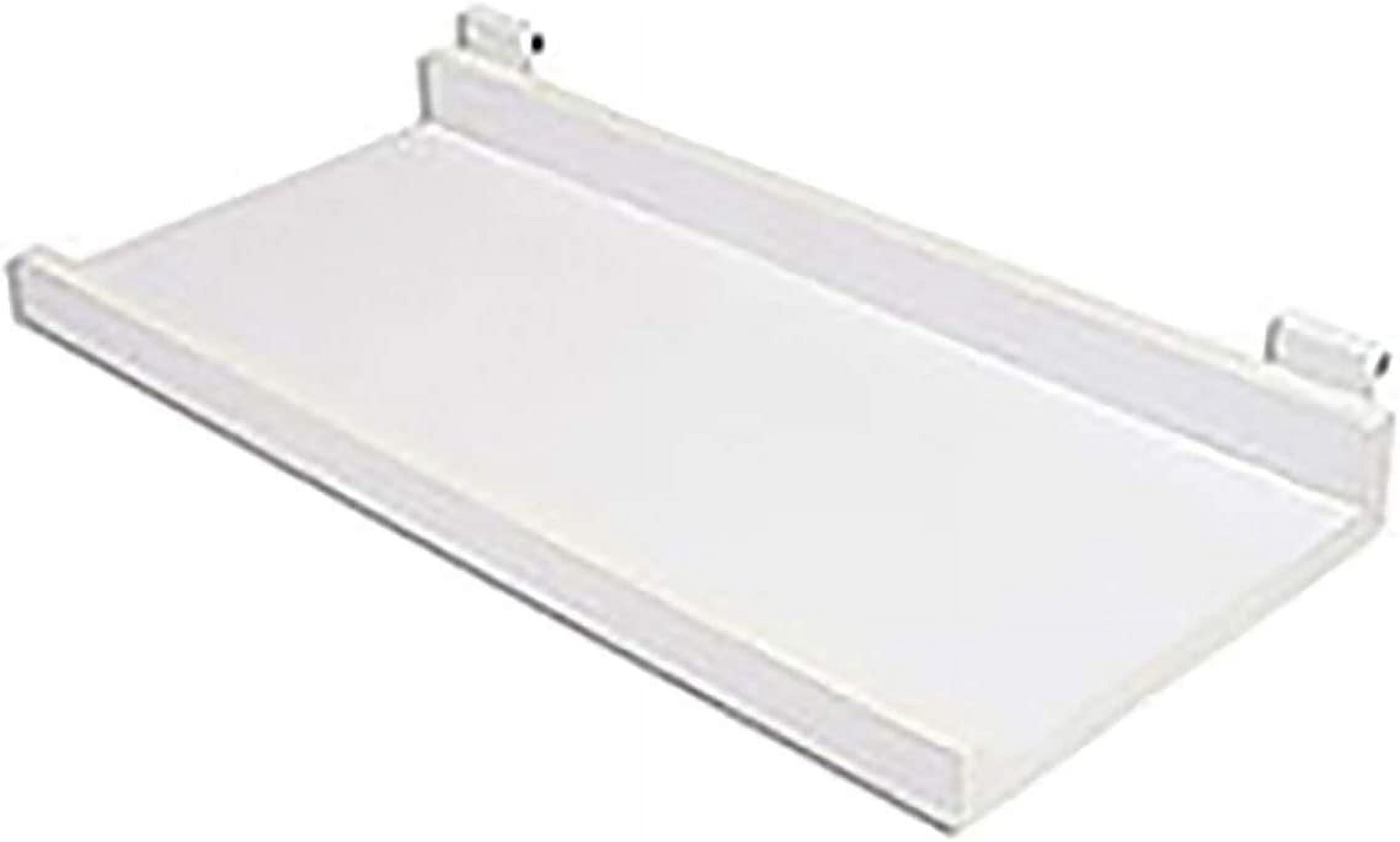 White Melamine Shelf Kit 11½”D X 24”L for Wire Grid