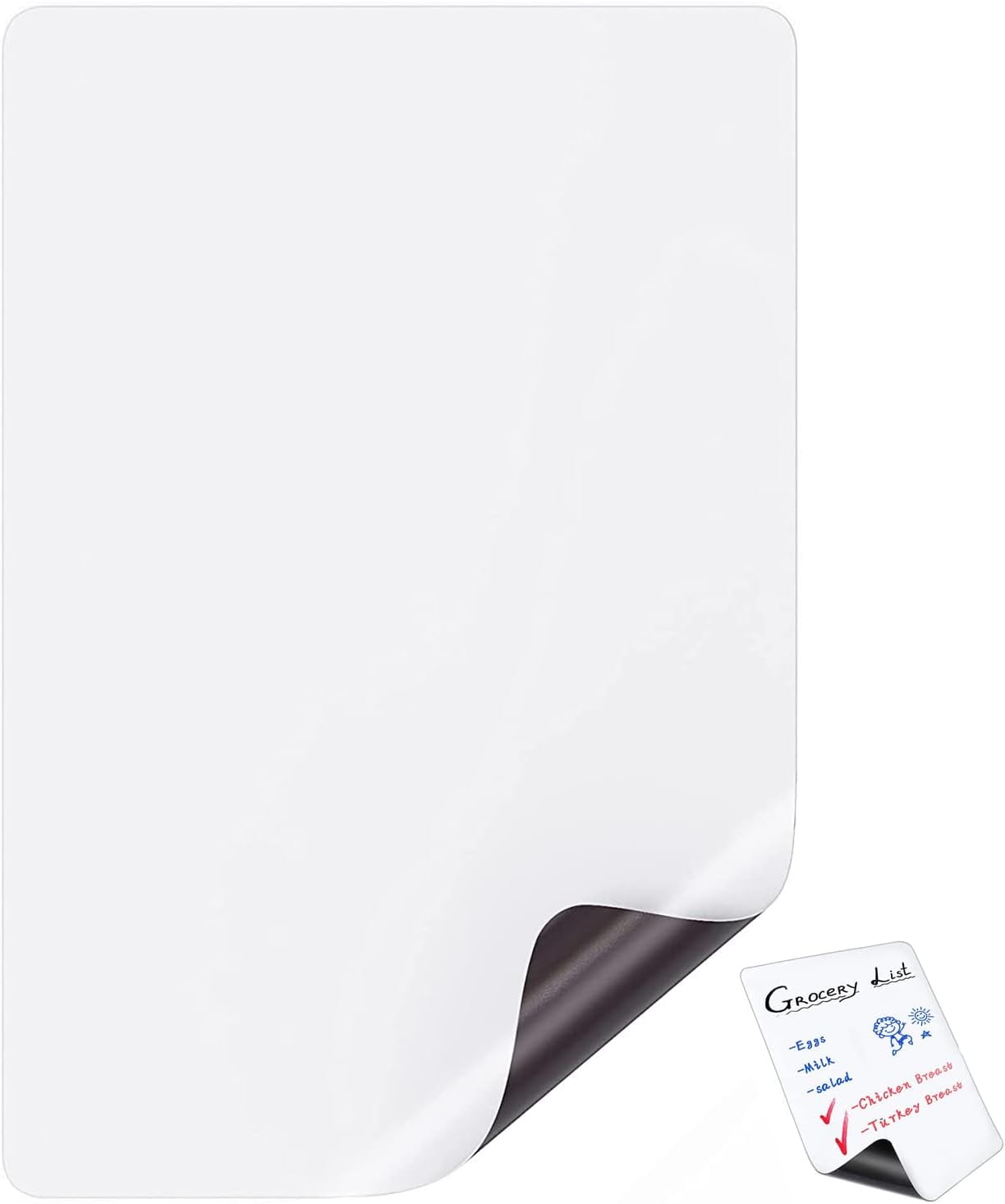 White Memo Board Refrigerator Self Adhesive Whiteboard Sheet