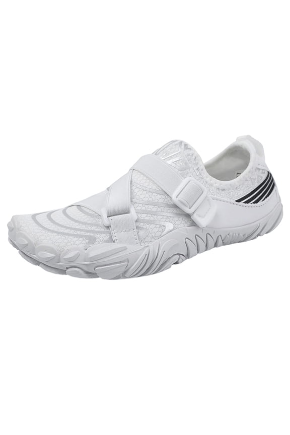 White Mens Breathable Water Shoes Quick Dry Outdoor Beach Diving Socks
